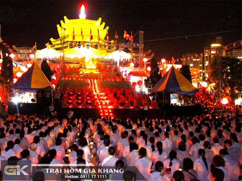 Vẻ đẹp chùa Minh Đăng Quang về đêm